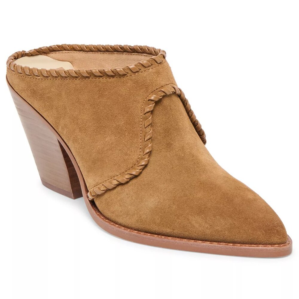 NEW DOLCE VITA Suede Jolyn Heels in light brown 1225 4t2